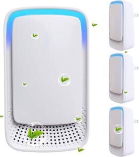Lmhaichao 313056382380 Plug In Air Ionizers For Home 4 Pack Portable And Quiet Work Negative Ion Pu