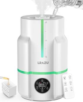 Hq-js2501 Lrazu 6l Cool Mist Humidifier With Smart Humidistat Ultra Quiet 22db For White