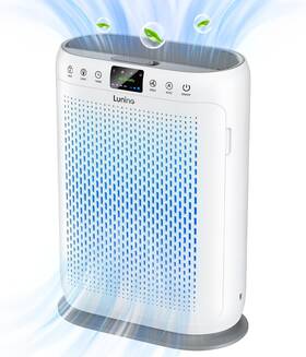 Pm2.5 Luninohome.com 744759813022 Air Purifier H13 Hepa For Home Large Room 1740sqft Sensor