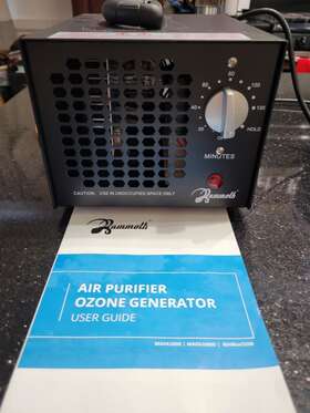Mafa10000ogm Mammoth Black Ozone Generator Air Purifier For Odors