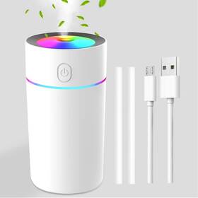Marspeeder 767884194668 Portable Mini Humidifier With 7-color Lights Cool Mist Small Desk White