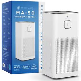 Medify Air 445035988917 Purifier H13 Hepa Filter With 1100 Sq. Ft. Coverage 99.9% Removal To 0.1 Mic