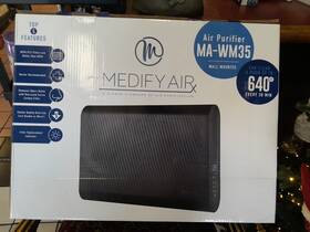 Ma-wm35 Medify Air Purifier True Hepa H13 With Filter And Bracket. New Silver