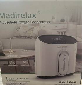 Ast-809 Medirelax Home Health Care Oxygen Concentor New