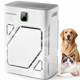Mw-pa16 Meowant Air Purifier For Home Large Room 2600ft H13 Hepa Filter Double Intake