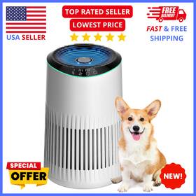 Ap-225 Meronte Air Purifier For Bedroom Home Small Hepa Filter Smoke Odor Remover 3 Modes