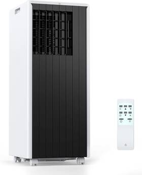90pnifssi7qh9arugt2e7a6qy0by Merxeng 8 000 Btu Portable Air Conditioner Smart Control Cools Up To 350 Sq. Ft. Black