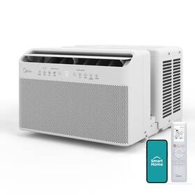 Maw12v1qwt Midea Window Air Conditioner 12k Btu U-shape Inv White