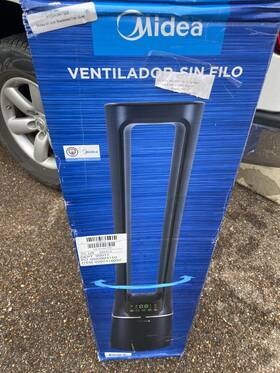 Mo-l44671 Midea 3-in-1 Bladeless Fan Air Purifier Black