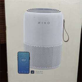 Ma-04wbn Miko Portable Air Purifier White Works With Mymiko App Touch Control