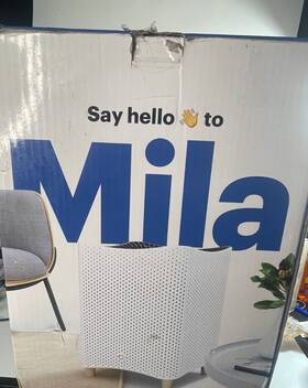 Mila 860003086445 Smart Home Air Purifier With Overreactor H14 Hepa Replacement Filter