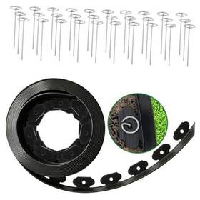 Milwaukee 744759874153 No-dig Landscape Edging Kit 4 Inch Tall 40ft Garden Border 4in X