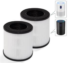 B-d03 Mooka 313016462404 Air Purifier Replacement Filters 2-pack H13 True Hepa 3-in-1