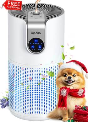 Mooka 445028991900 Air Purifiers For Home Large Room Up To 1500ft With Aromatherapy Hepa Ai