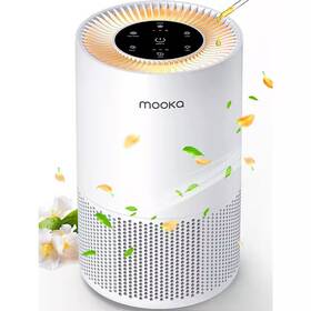 1250 Mooka 744759962140 Tabletop Air Purifiers For Home Large Room Up To Ft With H13 Hepa Filter