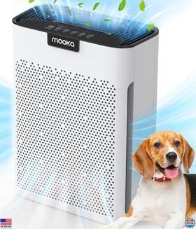 B0cxj97tv1 Mooka Air Purifier For Large Rooms 2200 Sq Ft Hepa Filter Washable Odor Eliminator