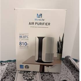 Mlrap-2000 Morelite True Hepa Desktop Air Purifier Quiet 810 Sq Ft Coverage
