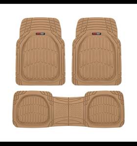 Mt-923-bg Motor Trend Motortrend 923-bg Beige Flextough Contour Liners-deep Heavy Duty Rubber Mats