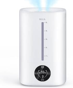 Lp-2308 Mubeay 5l Humidifiers For Bedroom 50h Runtime Humidifier Large Room White
