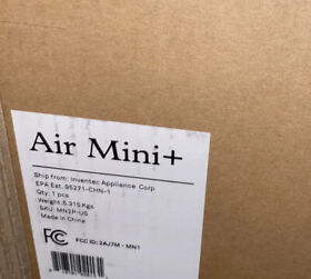 Mn2pus New In Box Molekule Air Mini Room Purifier With Particle Sensor Peco Filter