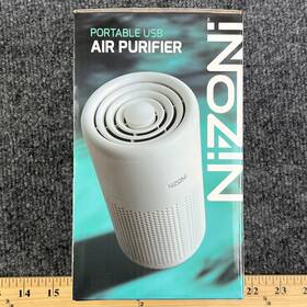 Nizoni 810088183096 Portable Usb-c Quiet Air Purifier 3 Stage For Pet Dander And Odors