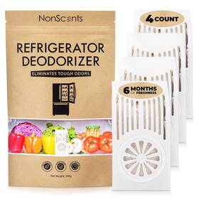 Nonscents 852585008519 Refrigerator Deodorizer Odor Eliminator For Fridge And Freezer Outshines Ba