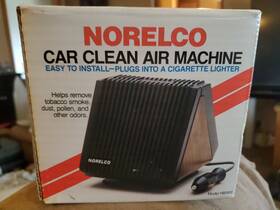 Hb1910 Norelco Vintage 1981 Car Clean Air Machine Nos - A4