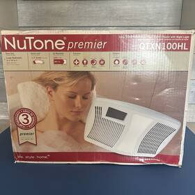 Qtxn100hl Nutone Premier Ultra Silent Heater/fan/light Ventilation