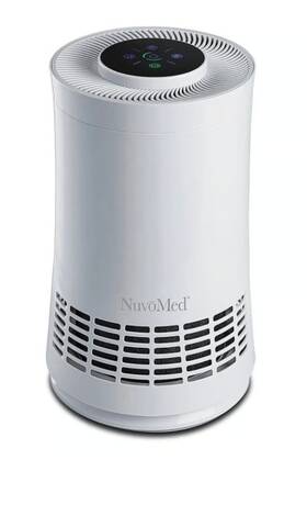 385408 Nuvomed 859811008190 Tabletop Air Purifier White
