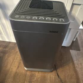 Nuwave 47011 Oxypure Smart Air Purifier True Hepa Activated Carbon Gray Console