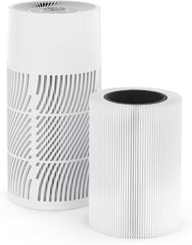 47513 Nuwave True Hepa Air Purifier For Rooms Up To 857 Sq Ft Quiet 3-speed Carbon Filter