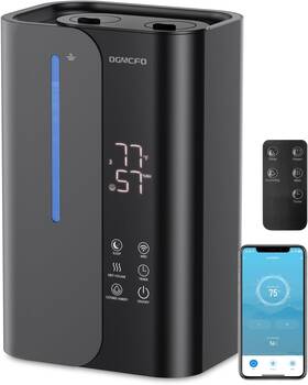 Lfhm054sg Ogacfo 5l Smart Air Humidifiers For Bedroom With Essential Oils Top Fill 50h Gray
