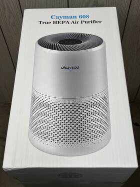 Cayman608 Okaysou Cayman 608 Hepa Air Purifier For Home Large Room White New Sealed Box
