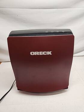 Wk100010pc Oreck Airvantage Air Purifier Red Good Filters