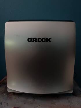 Wk10023 Oreck Hepa Airvantage Air Purifier Grey Tested