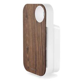 Air1000d Oval Air Purifier 3-speed Portable Automatic Shutoff Hepa Filter Dark Wood