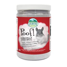 106-100-0025 Oxbow Poof Chinchilla Dust Bath 100% Natural Blue 2.5 Pound Pack Of 1