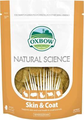 Oxbow 744845711058 Animal Health Natural Science Skin And Coat Support Supplement 4.2 Oz