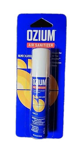 Oz-23 Ozium Air Sanitizer Glycolized Smoke/malodor Removal Vanilla 0.8oz Cartridge