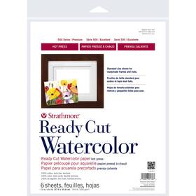 140311 Pacon Strathmore Watercolor Paper Pack 11 Inch X14 -6 Sheets