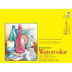 360118 Pacon Strathmore Watercolor Paper Pad 18 Inch X24 -12 Sheets
