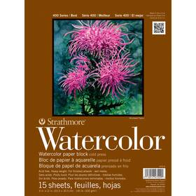 472900 Pacon Strathmore Watercolor Paper Pad 9 Inch X12 -15 Sheets