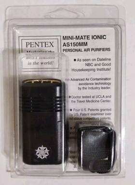 Pentex 689014320702 Mini-mate As150mm Wearable Ionic Air Purifier Personal As Seen On Tv New