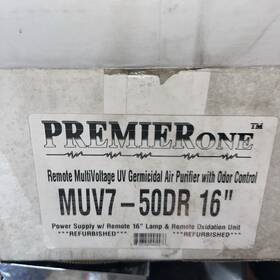Muv7-50dr-16 Premier One Muv7-50dr Refurbished - 3 Piece Uv Germicidal Air Purifier With Odor Control