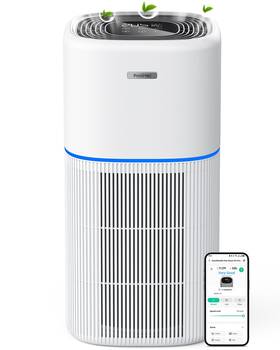 Ap-02-daa2a-eau Provirtec Purespeed Air Purifiers For Home Large Room With 5-stage Hepa Filter Captur