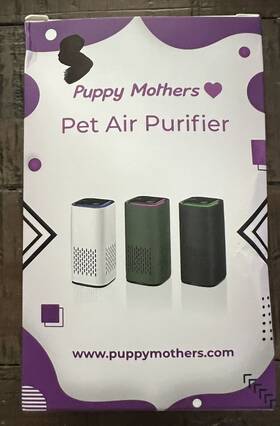 Puppy Mothers 4530549887147 Black New Mini Pet Air Purifier