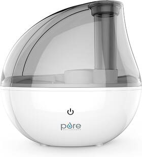Pure Enrichment 817387020084 Mistaire Silver Ultrasonic Cool Mist Humidifier For