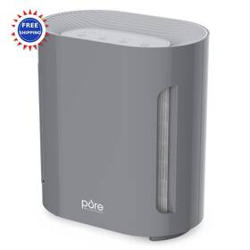 Pure Enrichment 817387027458 Air Purifier 4 Stage Filtration Uv C H13 Hepa Filter Removes Allergens Smoke