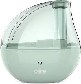 Pure Enrichment 817387028615 Purebaby Ultrasonic Cool Mist Humidifier And Soft Whisper Green