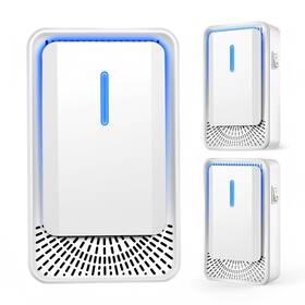 Purifyair 002707433038 Plug In Air Purifier 3 Pack Compact Ionizers For Home And Bedroom Quiet A